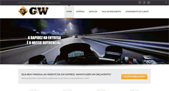 Desktop Screenshot of gwexpress.com.br